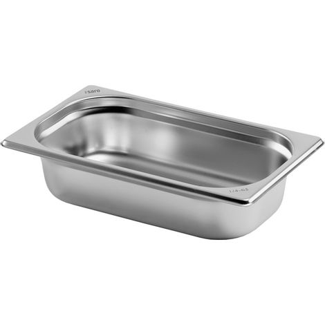 Bac GN 1/4 - Inox AISI304 - 265x162x40mm - 1L - TopLine - Saro
