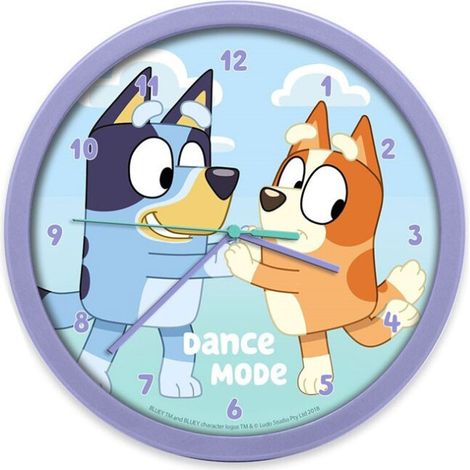 KIDS LICENSING - HORLOGE MURALE POUR ENFANTS DE BLUEY POUR ENFANTS BY00015 (1/2)