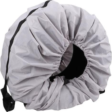 Housse de pneu camping-car Polyester Imperméable Anti-UV Résistante au vent Diamètre 80cm Protection roue remorque camion (1/5)