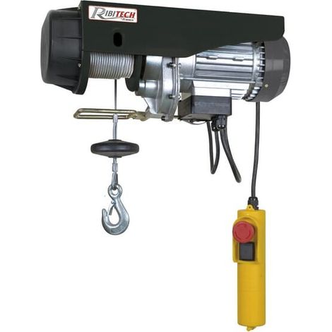 Elektrische Seilwinde 750 W - 200/400 kg RIBITECH PE200400C 200