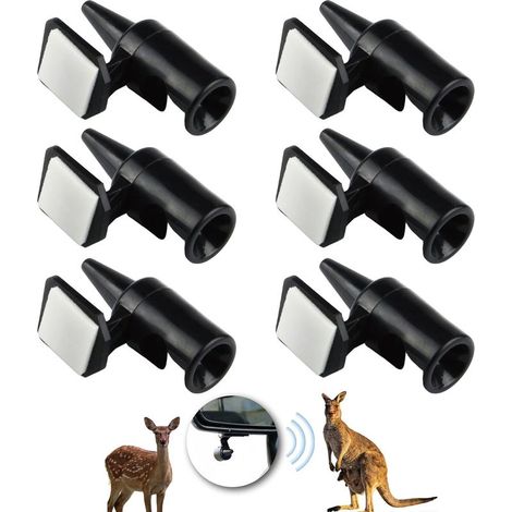 6 PCS Sifflet Ultrasons Ultra Son Anti-Gibier, Sifflet Ultrason Anti Gibier, Dispositif De Sifflet D'avertissement, Pour Voiture Répulsif Sanglier Efficace, Protection Ultrasone (1/5)