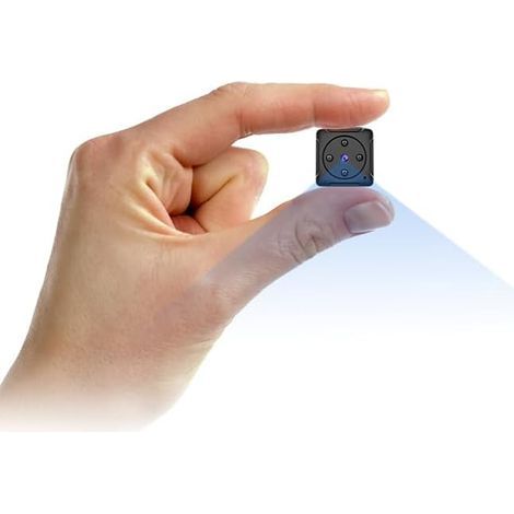 Camera Espion,HD 1080P Mini Camera Espion sans Fil Discrete,Micro Spy Cam Cachee sur Batteries avec Detection Mouvement Vision Nocturne (1/5)