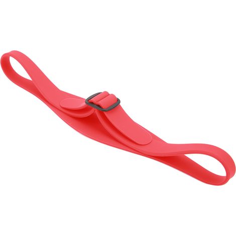 Gabarit de rasage pour la nuque, guide de coupe de cheveux incurvé et ajustable en silicone pour enfants et adultes, rouge (1/5)