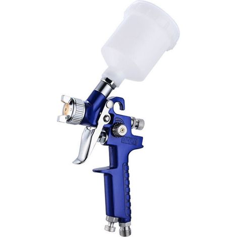HVLP 1.0mm Farbspritzpistole Spritzpistole Lackierpistole mit Tank Airbrush Airbrush Kit (1/4)
