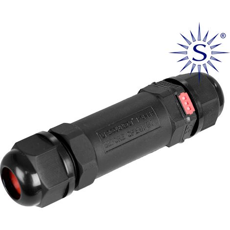 Connettore elettrico solera 24 ampere nero 100 x 26 mm