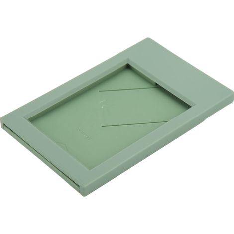 Cadre photo rectangulaire classique de bureau en plastique, compatible avec les photos Fujifilm Instax Mini 3 pouces, vert avocat (1/5)