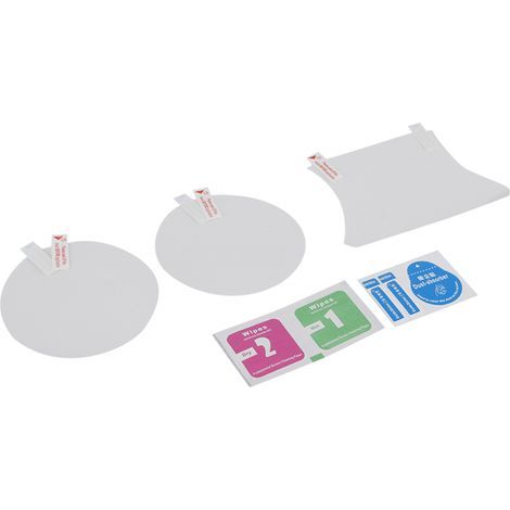 Protecteur Écran Tableau de Bord Auto Film Transparent Compatible Jeep Wrangler JL 2018+ Lot de 3 (1/5)