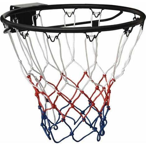 Panier de basket-ball en acier noir de 45 cm (1/5)
