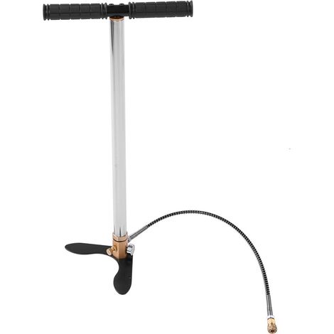 Gonfleur de pneu moto haute pression 4500PSI, pompe à air manuelle pour pneu auto et moto, compresseur portable vélo (1/5)