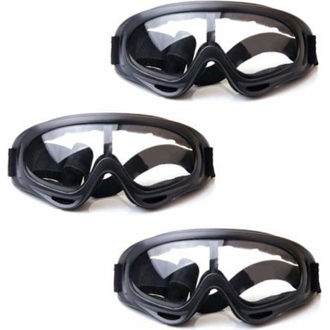 Lot de 3 lunettes de sécurité pour enfants. lunettes de jeu d'extérieur pour enfants