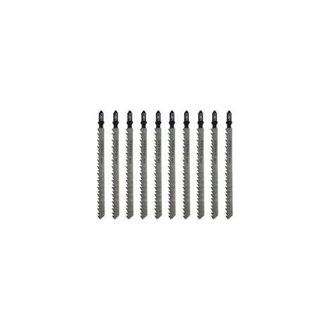 10 pieces jigsaw blades Blade for optimized cutting of wood, PVC and plastic, jigsaw T-shank (1/5)