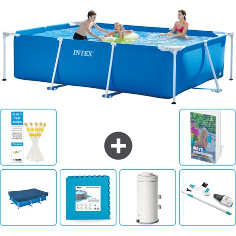 Rechteckiger Frame Pool - 300x200x75 cm - 7-teilig S9