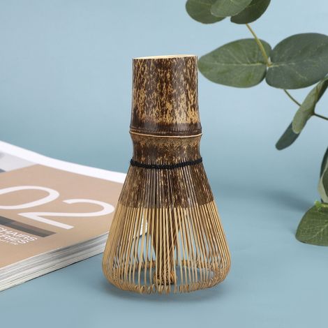 Matcha-Teebesen aus Bambus im japanischen Stil, Teezubehör für die Matcha-Teezubereitung, Bambus, 120 Zinken (1/5)