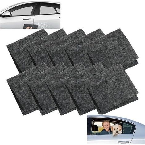 Lot de 10 chiffons à paillettes nano pour réparer les rayures de voiture. Chiffon magique nano pour voitures. Nouveau diamètre : 20 x 10 cm (1/5)