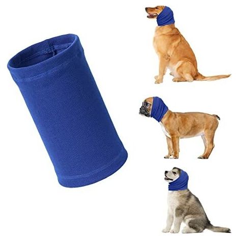 Redecilla para perro para cuello y orejas, ayuda a calmar la sudadera con capucha para perro, alivia la ansiedad (S) (1/5)