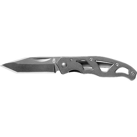 Couteau pliant Gerber paraframe mini tanto clip tip-down noir (1/3)