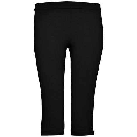 Malla deportiva de mujer a media pierna con apertura lateral CARLA ROLY 12 Negro
