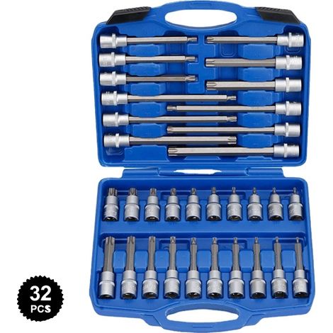 Juego de llaves de impacto, materiales duraderos, aplicaciones versátiles, C (1/2)