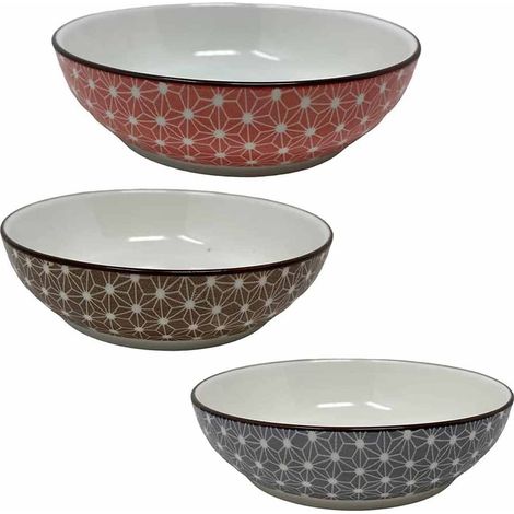 Set 4 ciotole colorate tonde in ceramica per aperitivi snack ciotoline per salse finger food (1/5)