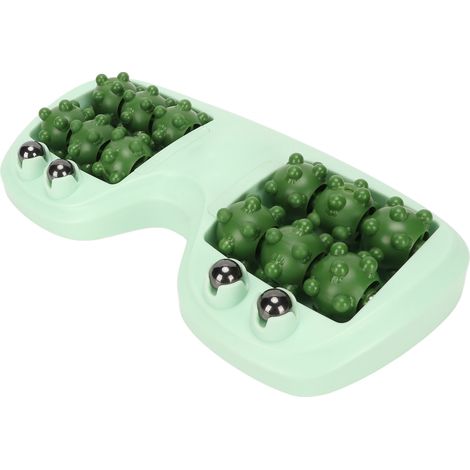 Rouleau de massage double pour les pieds, billes magnétiques en PP, favorise la circulation sanguine, outil de massage écologique pour la maison (1/5)