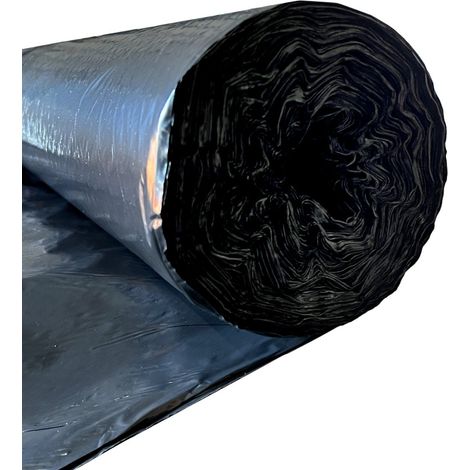 Plastico 800 galgas-NEGRO Ancho 12M Precio Metro Lineal