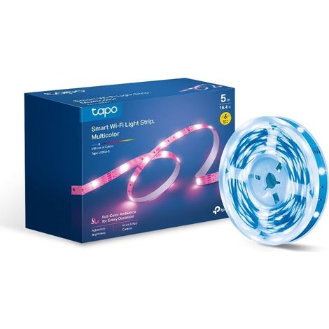Bande LED Connectée WiFi L900A-5, Ruban LED RGB 5m Compatible Alexa, LED Chambre avec Synchronisation Musicale, Bande LED Intérieur Maison, Contrôle App, Intensité Variable (1/5)