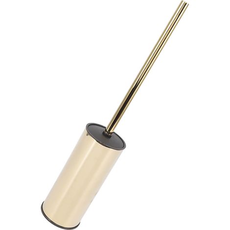 Kit porte-brosse WC en acier inoxydable, sur pied, pour salle de bain et maison. (1/5)