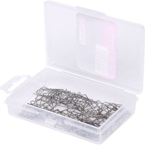 KS Tools Reparaturklammer U-Form Ø 0,6 mm, 100 Stück - 150.1051 (1/5)