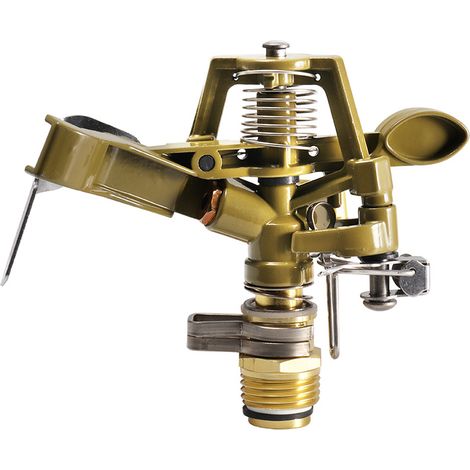Arroseur à bascule pour irrigation agricole 1/2" avec buse rotative à 360 degrés et jet d'arrosage pour l'irrigation des jardins et des cultures.-AquaForge (1/5)