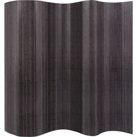 Cloison de séparation Paravent Pour Jardin, Balcon, Terrasse Bambou Gris 250 x 165 cm 32531 (1/4)