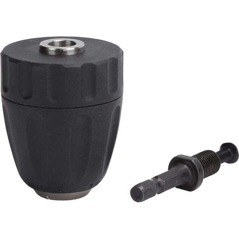 Drill Chuck, 2-13 mm Drill Chuck 3/8-24UNF Self-Tightening Conversion Chuck Drilling Tools Supplies (1/5)