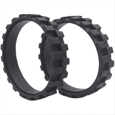 Pneus en cuir compatibles avec les balayeuses-laveuses iRobot 5/6/7/8/9 (1/5)