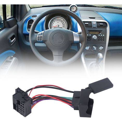 Bluetooth 5.0 Autoradio-Adapter, kompletter Kabelbaum kompatibel mit Opel Corsa D, Astra H, Zafira, CD30 MP3, CD60, CDC40 (1/5)