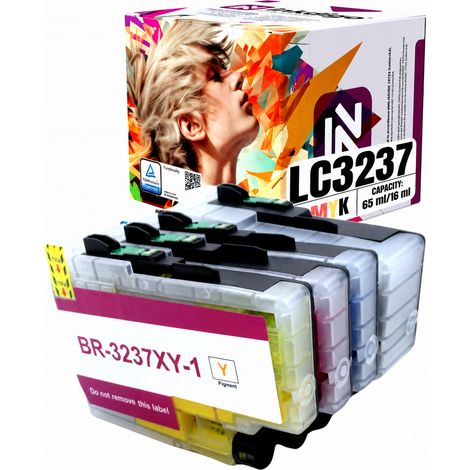 Inchiostro Inkdigo LC3237XL compatibile con Brother HL-J6000DW MFC-J5945DW, certificato TÜV. (1/5)