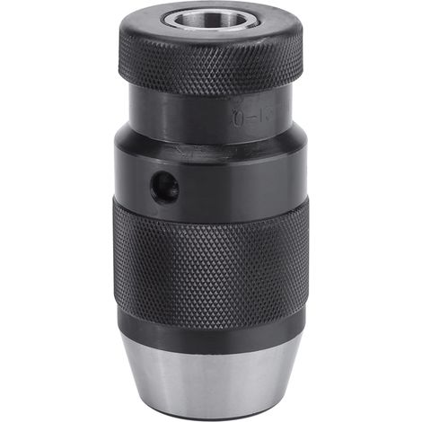 0 13mm 1/2 "B16 Auto serrant Mandrin, Mandrin Porte Foret Mandrin de Perçage de Tour en Acier sans Clé pour Perceuse Électrique de Tour (1/5)
