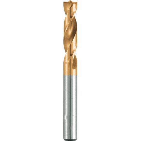 Foret HSS Cobalt TiN Dépointage de Soudure - Sans Détérioration Tôle 180° D. 8 x Lt. 80 x Lu. 39 x Q. 8 mm x Z2 - Diamwood (1/4)