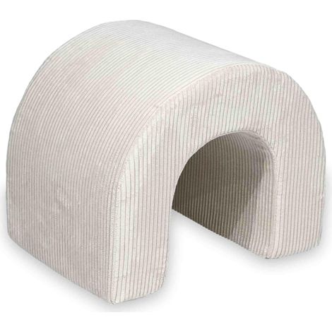 Tunnel de jeu en mousse, velours côtelé beige (1/5)