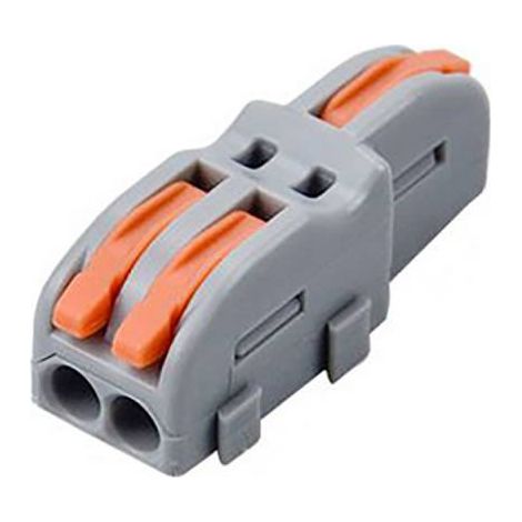 Ledbox – Connecteur rapide 1 à 2 fils 0,2-2,5mm2 – Raccordement rapide et sécurisé – 250V / 32A – Nylon/PC pour installations électriques