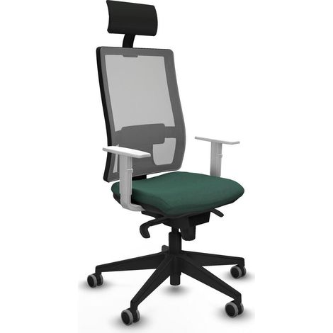 Silla de oficina piqueras y crespo Horna blanco espuma alta densidad (1/3)