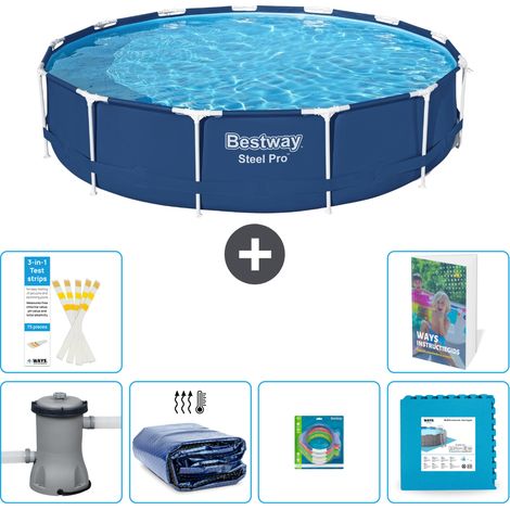Bestway Steel Pro Rund - 396x84 cm - 7-teilig S229