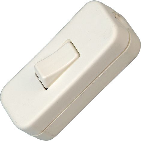 KOPP Schnur-Zwischenschalter 250V, 2A, weiß (1/2)