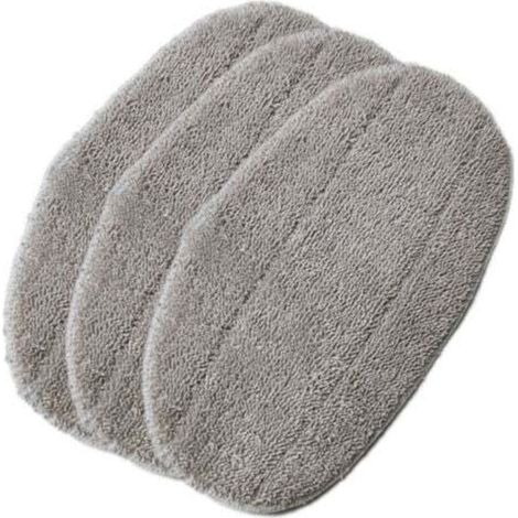 Set di 3 adattatori per scopa a vapore Liffey Leifheit tedesca: accessori per la testa della scopa in microfibra, panno di ricambio per la scopa.