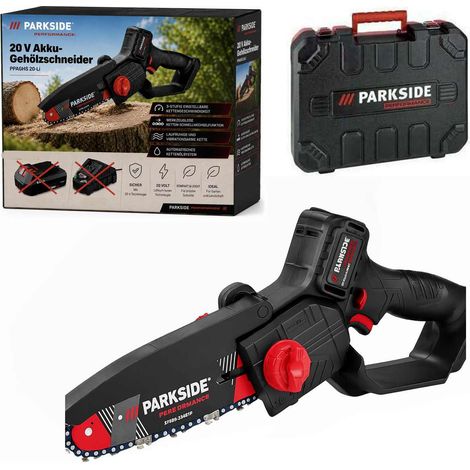 PARKSIDE PERFORMANCE 20V Akku-Gehölzschneider PPAGHS 20-Li ohne Akku, Ladegerät