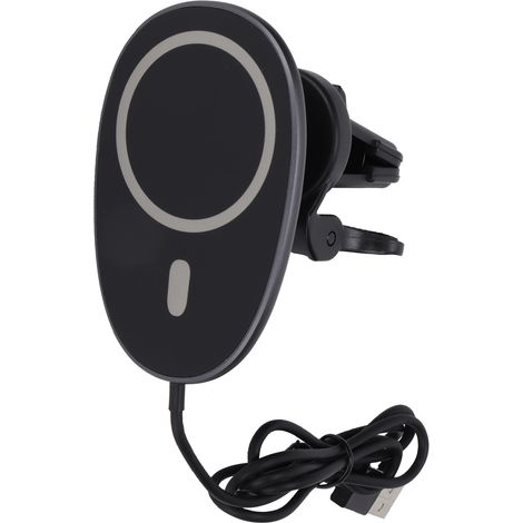 Support Magnétique Voiture 15W pour iPhone 12, Chargeur Sans Fil 360° Aimanté (1/5)