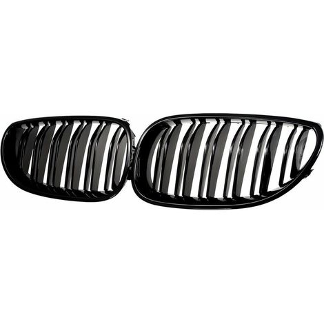 Pair Grilles Gloss black For BMW 5 Series M5 E60/E61 2003-2010 (1/5)