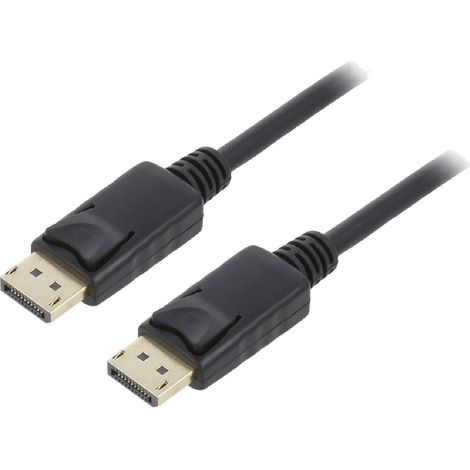 Cable de connexion DisplayPort 4K male vers DP male 1m - Noir