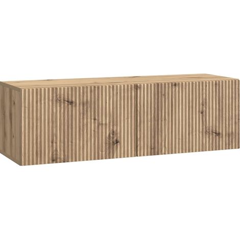 Wandmontierter TV-Schrank Artisan-Eiche 98 x 31 x 30 cm vidaXL