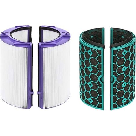 Filtre HEPA - Compatible Avec Purificateur D'Air Pure Cool DP04 TP04 Et Pure Hot Cool HP04 - 360° Capture Particules 0 1 Micron - 1 Pièce (1/5)