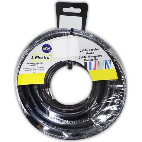 Acryl-Spule, schwarz, 3x2,5mm, 25m 28351