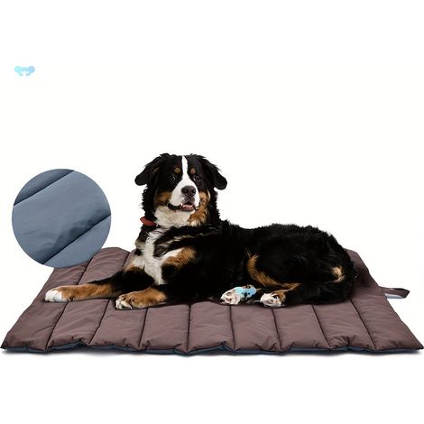 Grand panier pour chien, imperméable, portable, pliable et lavable, pour intérieur/extérieur, 110 x 66 cm (1/5)